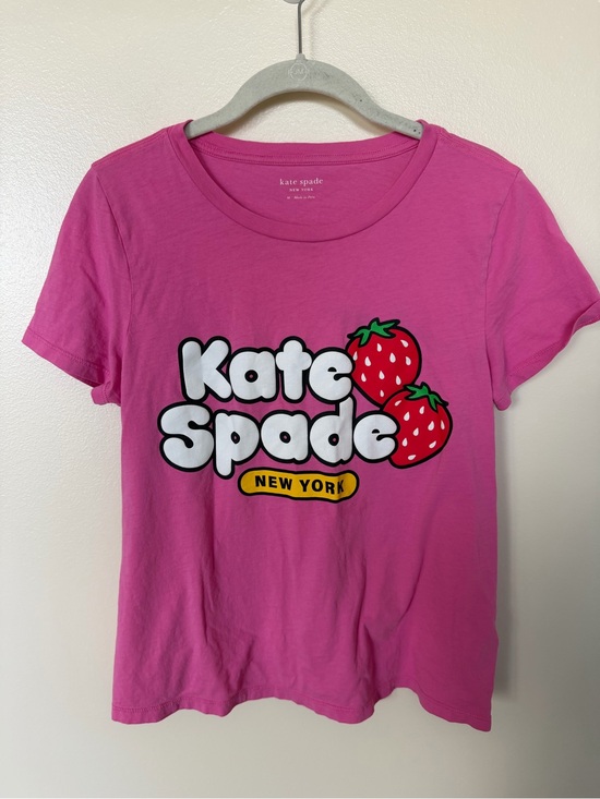 kate spade Tops - KATE SPADE Kate's Candy T-Shirt in Bubble Pink
